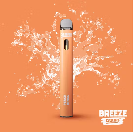 Breeze Disposable Peach Rings G