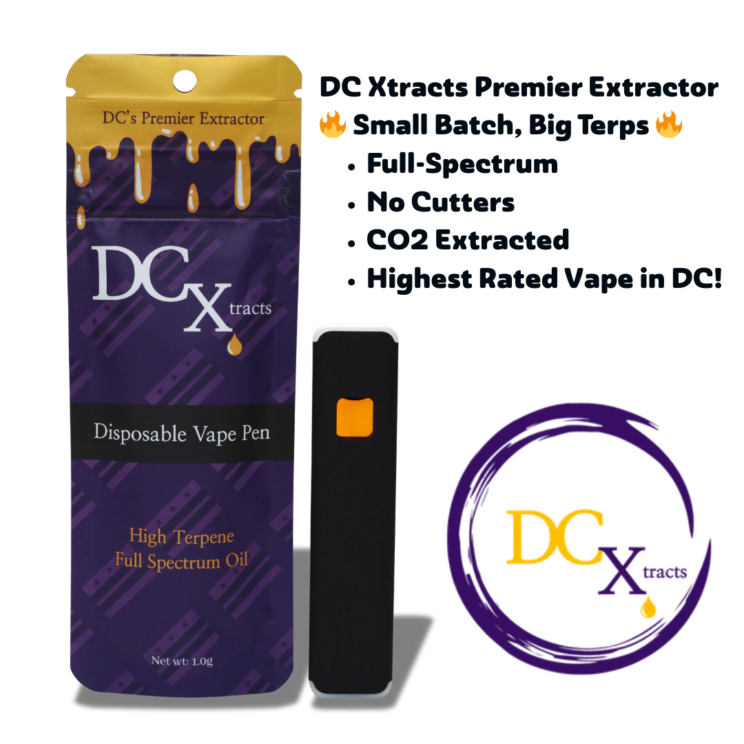 DC XTRACTS - Pen 1g - Breakfast in Bed - Live Resin - Disposable Main Image