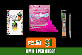 $1 Halftime Hitter Goodie Bag (1g Pre-Roll & 100mg Gummies)