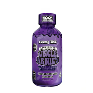 Uncle Arnie's Beverage - 100mg THC Blackberry Lemonade Live Resin 8oz - Uncle Arnie's