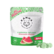 100mg THC Hybrid Watermelon Gummies (10mg - 10 pack) - Kanha