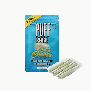 PUFF - PUFF | Blue Cheese | Pre-Roll Pack | [2.5g] 5pk | Indica
