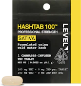 Level | Hashtab Sativa Single | [100mg] 1pk | Sativa