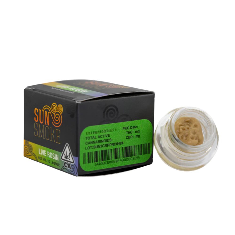 SunSmoke - 1g Skorange Bomb Live Rosin - Sun Smoke Main Image