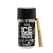 2.5g Peaches & Cream Ice Pack Rosin, Diamond & Hash Infused Pre-Roll Pack (.5g - 5 pack) - ROVE