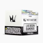 West Coast Cure | Berry Crepes | Live Resin Diamonds | [1g] | Hybrid
