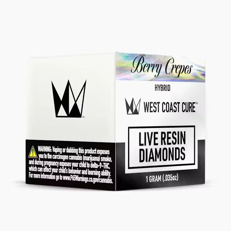 West Coast Cure - West Coast Cure | Berry Crepes | Live Resin Diamonds | [1g] | Hybrid Main Image