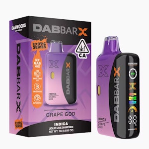 DABWOODS - Dabwoods | Grape God | DABBAR X All In One | [1g] | Indica
