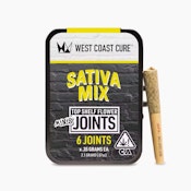 West Coast Cure | Sativa Mix | Pre-Roll Pack | [2.1g] 6pk | Sativa