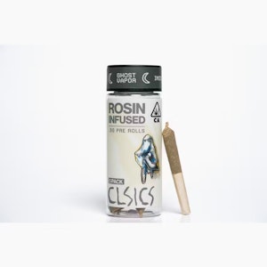 CLSICS - CLSICS | Ghost Vapor | Rosin Infused Pre-Roll Pack | [2.5g] 5pk | Indica