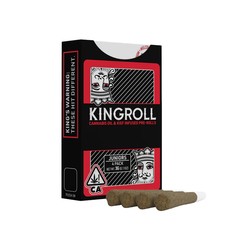 KINGPEN - 3g G13 x Master Kush Infused Pre-Roll Pack (.75g - 4 pack) - Kingroll Main Image