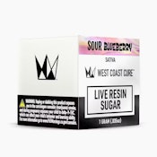 West Coast Cure | Sour Blueberry | Live Resin Sugar | [1g] | Sativa