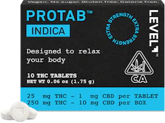 Level | Protab Indica | [250mg] 10pk | Indica