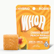 Whoa | Peach Mango | Rosin Gummy | [100mg] | Hybrid