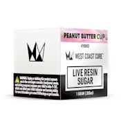 West Coast Cure | Peanut Butter Cup | Live Resin Sugar | [1g] | Hybrid