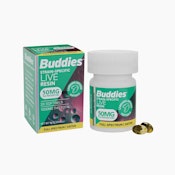 Buddies | 50mg Sativa Live Resin Soft Gels | [1000mg] 20pk