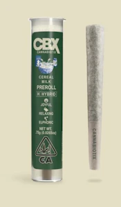 Cannabiotix - CBX - Cereal Milk - 0.75g Pre-Roll