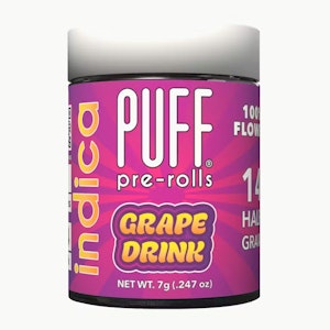 PUFF - PUFF | Grape Drink | Pre-Roll Pack | [7g] 14pk | Indica