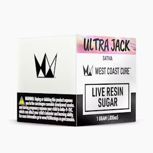 WEST COAST CURE - West Coast Cure | Ultra Jack | Live Resin Sugar | [1g] | Sativa