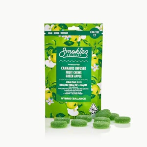 Smokiez - Smokiez | Sweet Green Apple 1:1 THC/CBG | Gummies | [200mg] 10pk | Hybrid