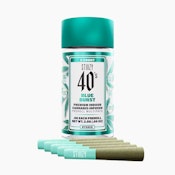 Stiiizy 40's | Blue Burst | Infused Pre-Roll Pack | [2.5g] 5pk | Hybrid