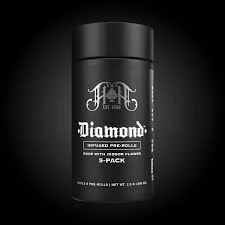 Heavy Hitters - [Heavy Hitters] Diamond Infused Preroll 5 Pack - 2.5g - Lemon Shortbread (S) Main Image
