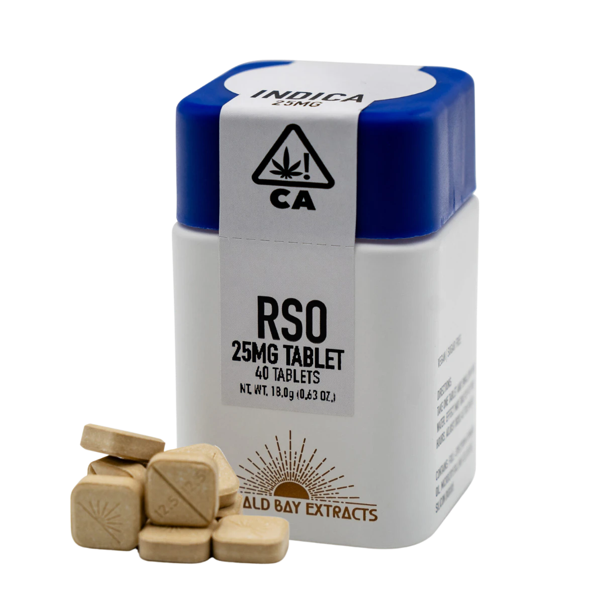 Emerald Bay Extracts - Do Si Do (I) | 25mg/1000mg (40pk) RSO Tablets | Emerald Bay Extracts Main Image
