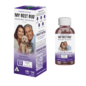 My Best Buds - 120mg CBD:THC 1:1 "MAX" Strong Support (30ml) Pet Tincture - My Best Buds
