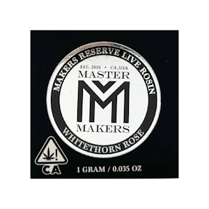 MASTER MAKERS - Master Makers - Premium Cold Cure Rosin - Mazapan - Concentrates - 1.0g