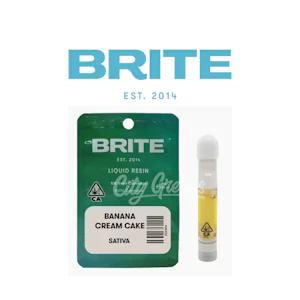 Brite - Banana Cream Cake - Liquid Resin - 510 Cartridge - 1g [Brite]