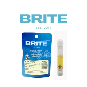Brite - Kush Mints - Liquid Resin - 510 Cartridge - 1g [Brite]