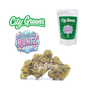 City Greens - Cotton Candy Runtz - Indoor - 1oz [City Greens]