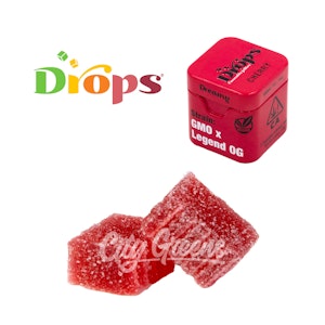 Drops -  Cherry 'Dreamy' THC Live Rosin Gummies - [Drops]