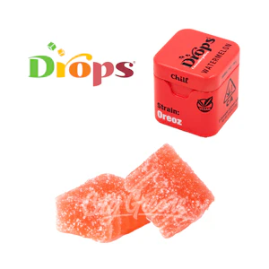 Drops - Watermelon 'Chill' THC Live Rosin Gummies - [Drops]