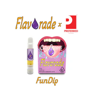 Flavorade x Preferred Gardens - FunDip - 510 Cartridge - 1g [Flavorade x Preferred Gardens]