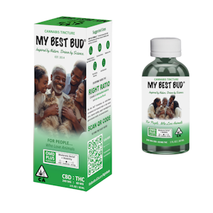 My Best Buds - 300mg CBD:THC 4:1 "PLUS" Moderate Support (30ml) Pet Tincture - My Best Buds