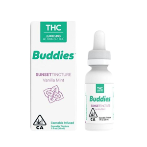 Buddies Brand - 1000mg THC Sunset Tincture (30ml) - Buddies