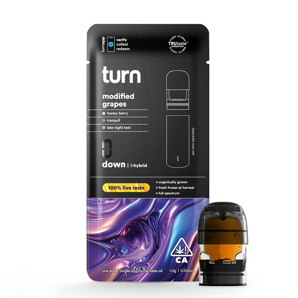 Turn Modified Grapes Live Resin POD 1.0g