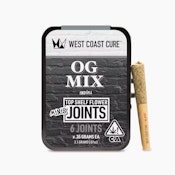 West Coast Cure | OG Mix | Pre-Roll Pack | 2.1g] 6pk | Indica