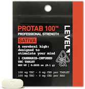Level | Protab Sativa Single | [100mg] 1pk | Sativa