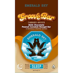 Emerald Sky - Emerald Sky | Sleep Groove Bar THC/CBN/CBD | Chocolate | [160mg] 10pk | Indica