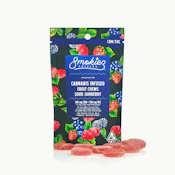 Smokiez | Sour Jamberry 1:1 THC/CBN | Gummies | [200mg] 10pk | Indica