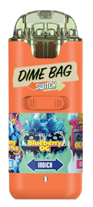 DIME BAG - Dime Bag - All In One Vape Cart - Switch - 1g - Blueberry Thunder Fux x OG Kush