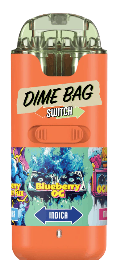 Dime Bag - Dime Bag - All In One Vape Cart - Switch - 1g - Blueberry Thunder Fux x OG Kush Main Image