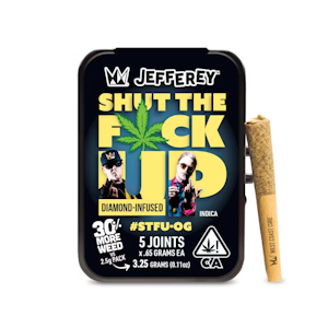 WEST COAST CURE - West Coast Cure - STFU OG Jefferey Infused Preroll 5pk 3.25g
