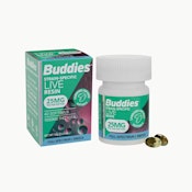 Buddies | 25mg Indica Live Resin Soft Gels | [1000mg] 40pk