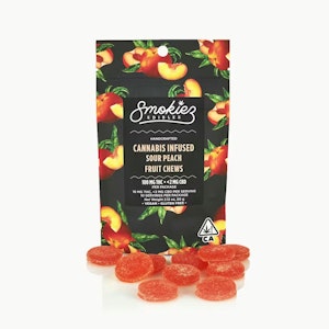 Smokiez - Smokiez | Sour Peach | Gummies | [100mg] 10pk | Sativa