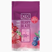 Dixie | Berry Blaze | Gummies | [100mg] 10pk | Sativa
