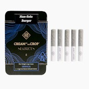 Cream Of The Crop | Han Solo | Infused Pre-Roll Pack | [2.5g] 5pk | Indica