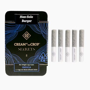 Cream of the Crop - Cream Of The Crop | Han Solo | Infused Pre-Roll Pack | [2.5g] 5pk | Indica